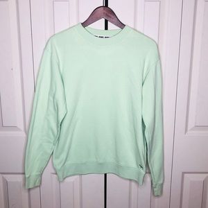 Mint Green Pink Pullover Sweater